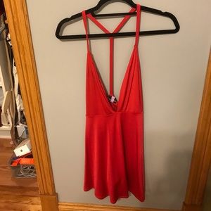revolve NBDx the naven twins red dress size small